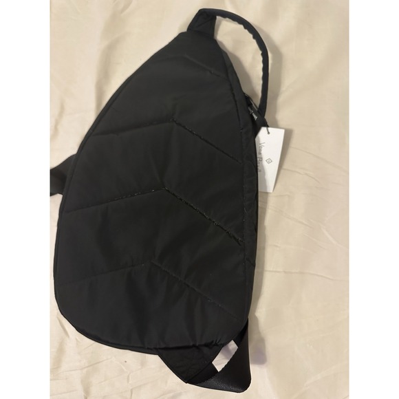 Vera Bradley Quilted Sling Backpack Black Nwt Condition - Picture 3 of 4